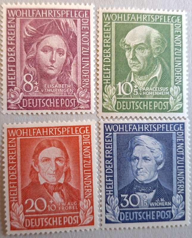 West Germany 1949 Stanley Gibbons Ltd Unmounted O.G. Set of 4