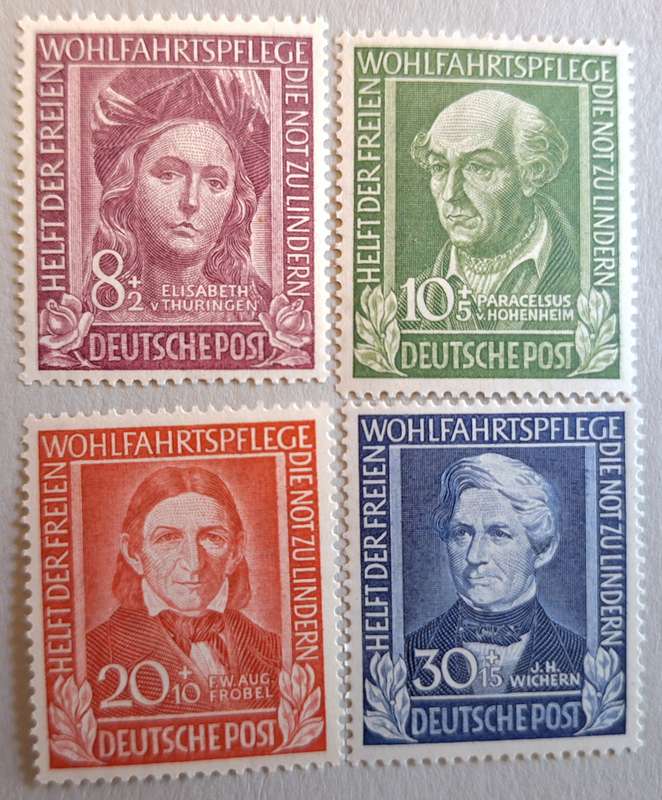 West Germany 1949 Stanley Gibbons Ltd Unmounted O.G. Set of 4