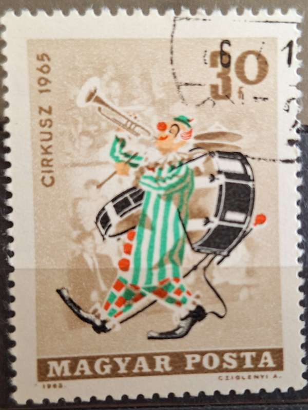 Hungary 1965 Circus 1 Cancelled stamp
