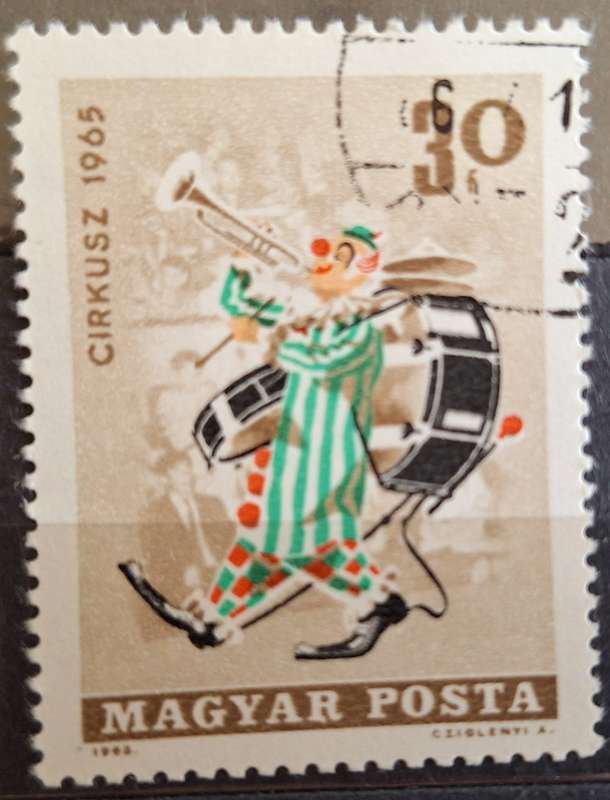 Hungary 1965 Circus 1 Cancelled stamp
