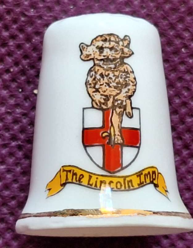 Thimble Cotswold Fine English Bone China The Lincoln Imp