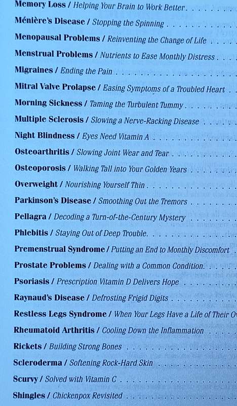 Healing with Vitamins by The Editors of Prevention Health Books Hardcover