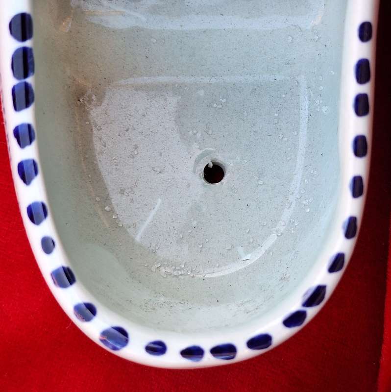 Large Delft Holland  323 Blue and White Clog