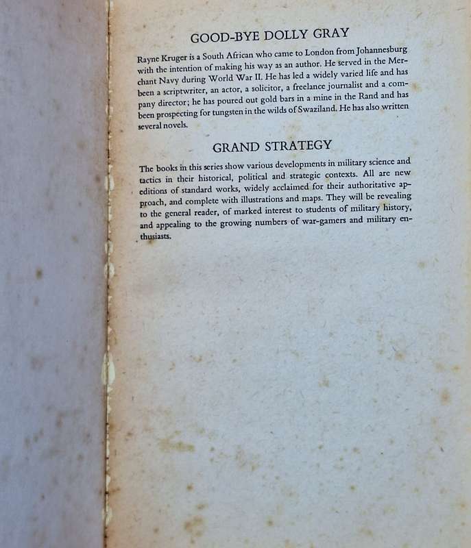 Good-bye Dolly Gray by Rayne Kruger Paperback The Story of the Boer War