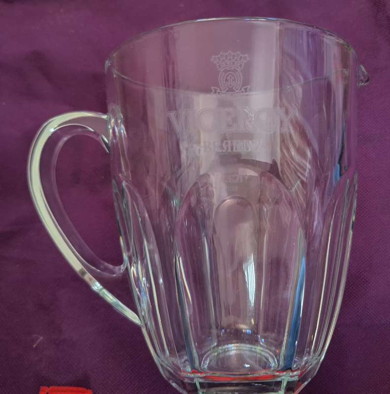 Viceroy Brandy Arcoroc France Glass Water Jug