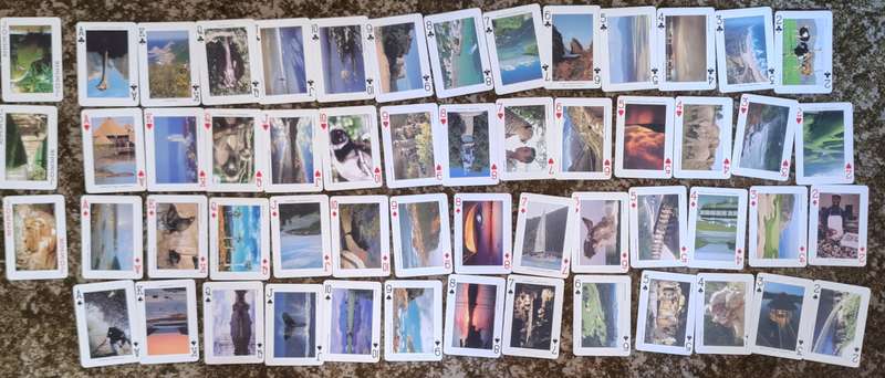South African Playing Cards The Garden Route and Klein Karoo by Protea Playing Cards