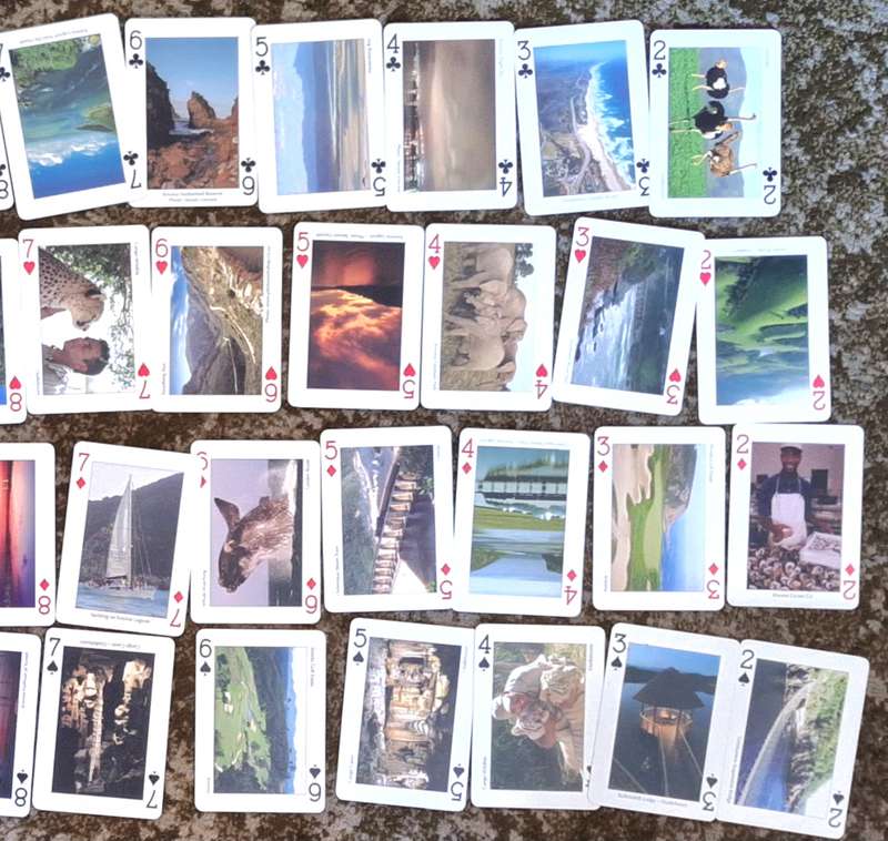South African Playing Cards The Garden Route and Klein Karoo by Protea Playing Cards