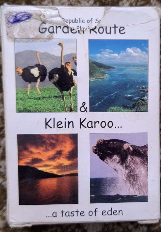 South African Playing Cards The Garden Route and Klein Karoo by Protea Playing Cards