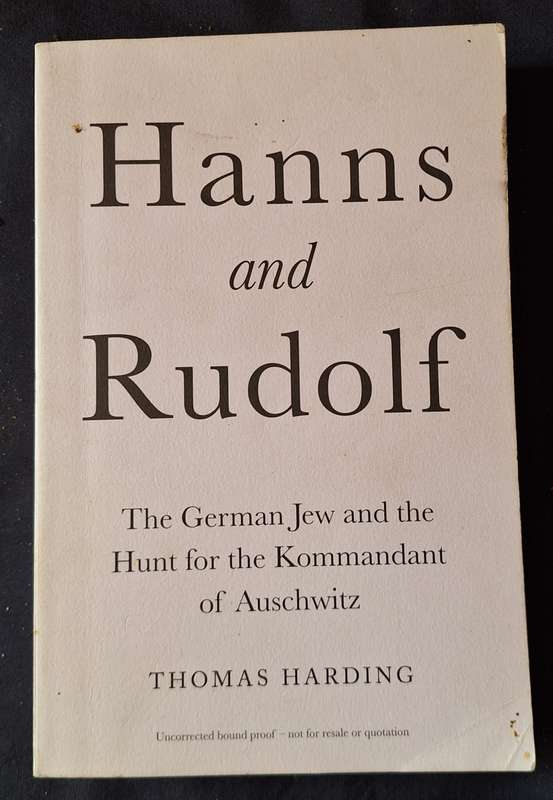 Hanns and Rudolf by Thomas Harding Paperback