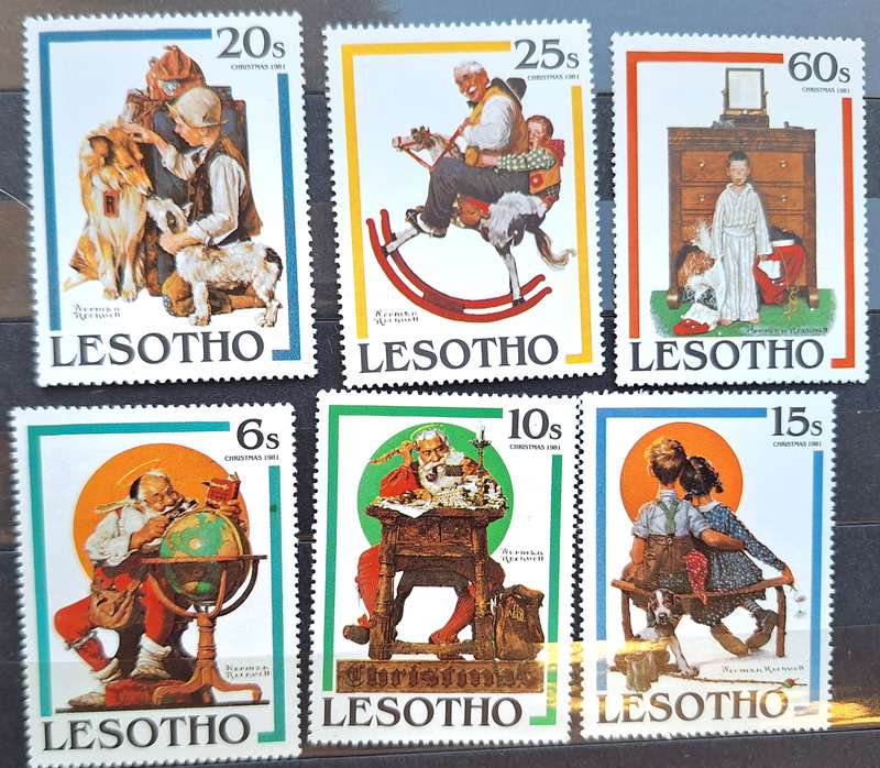 Lesotho 1981 Christmas Set of 6 Mint stamps