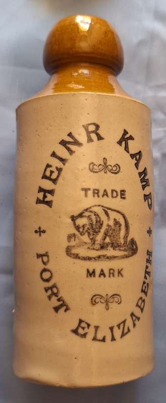 Vintage Heinr Kamp Port Elizabeth Ginger Beer Bottle