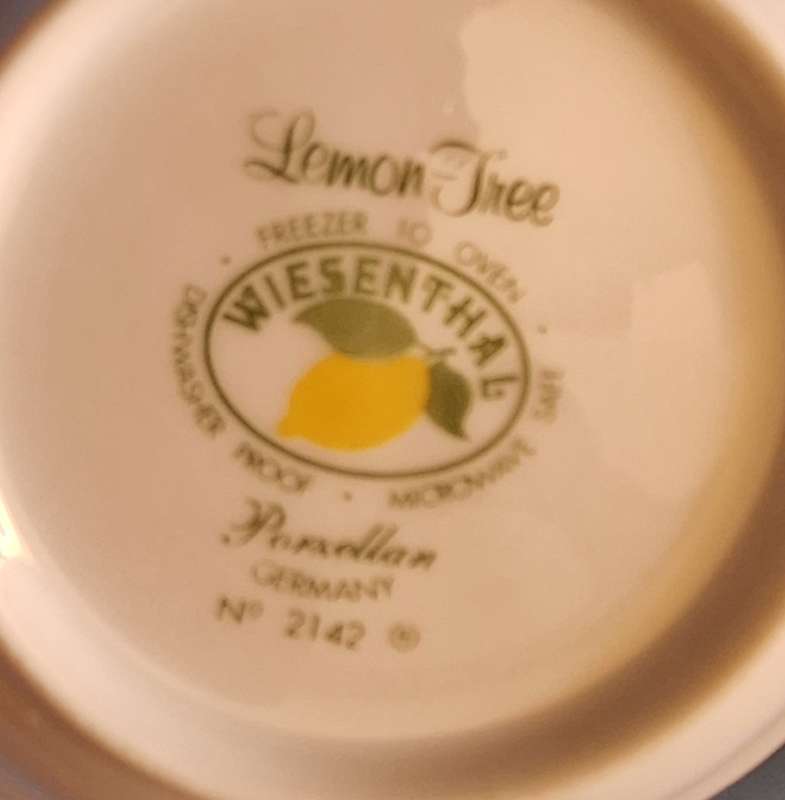 Wiesenthal Bowl Lemon Tree