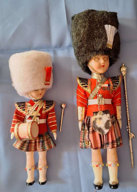 Vintage 1980's Palace Guard / Queens Guard Toy Dolls