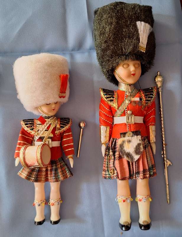 Vintage 1980's Palace Guard / Queens Guard Toy Dolls