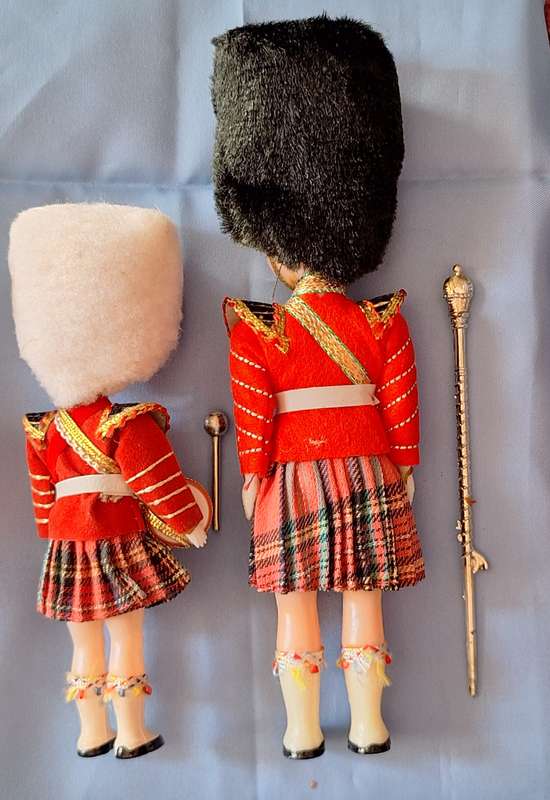 Vintage 1980's Palace Guard / Queens Guard Toy Dolls