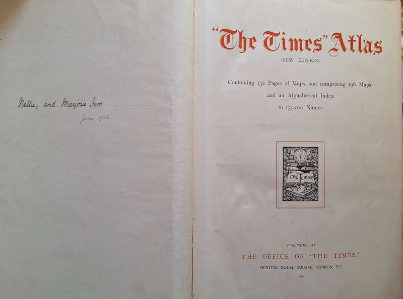 The Times Atlas 1900 Large Hardcover