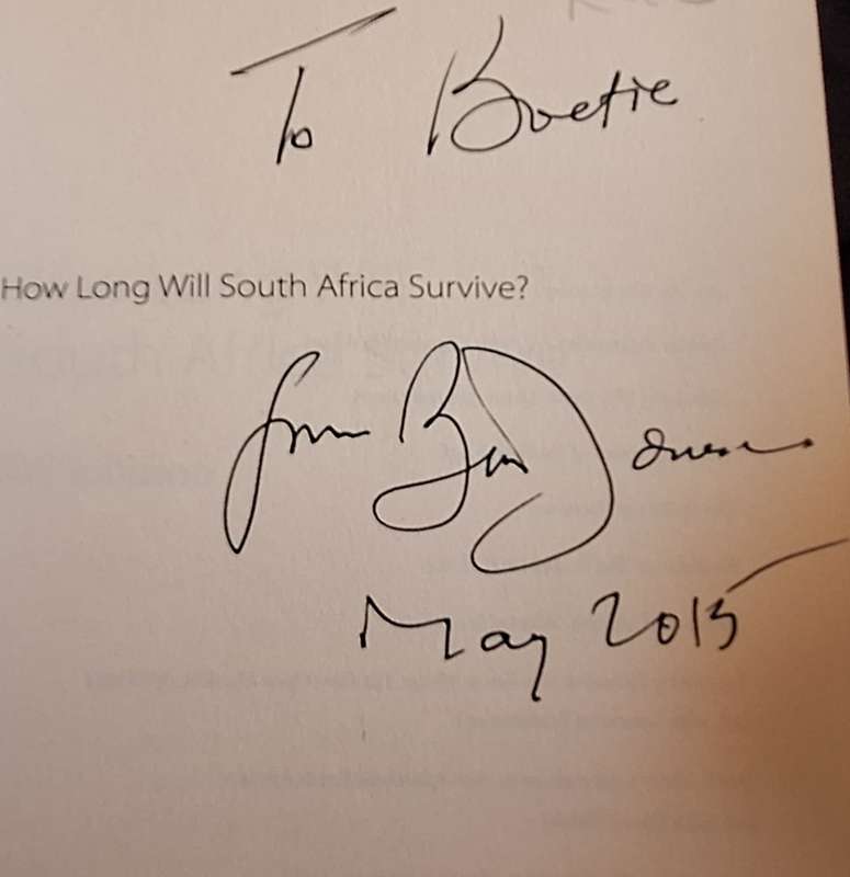 How Long Will South Africa Survive? by R W Johnson Paperback Signed copy