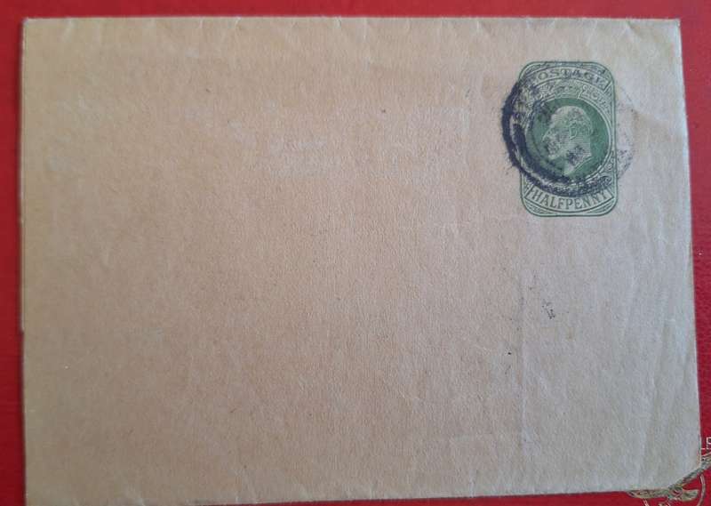 Postal Stationery Preprinted Edward VII Halfpenny Date stamp Camogli 1905