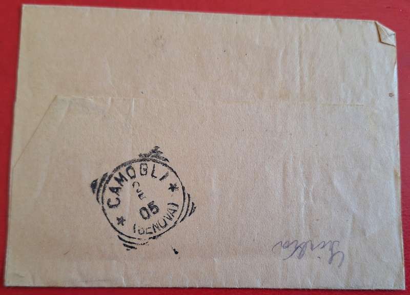Postal Stationery Preprinted Edward VII Halfpenny Date stamp Camogli 1905