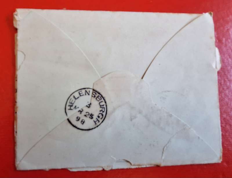 Egypt 1898 Envelope Letter Posted to Scotland Louxor Postmark