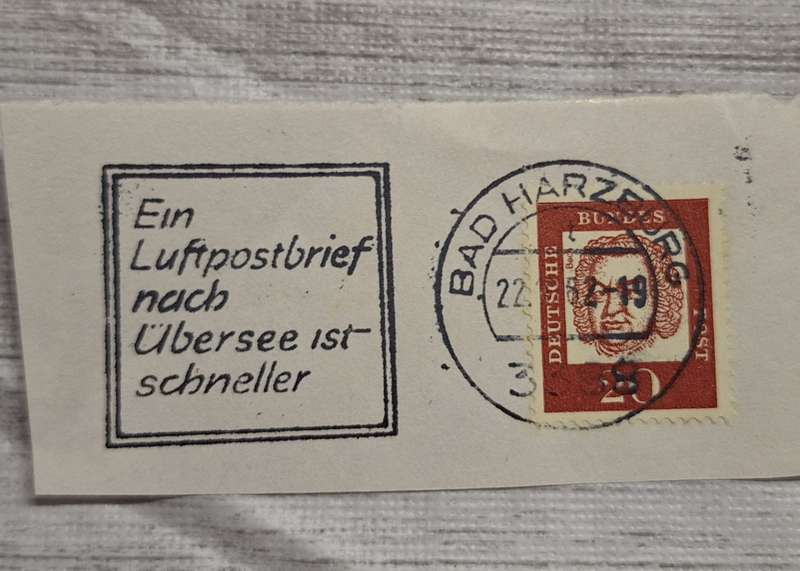 Germany 1982 Badharzburg Postmark
