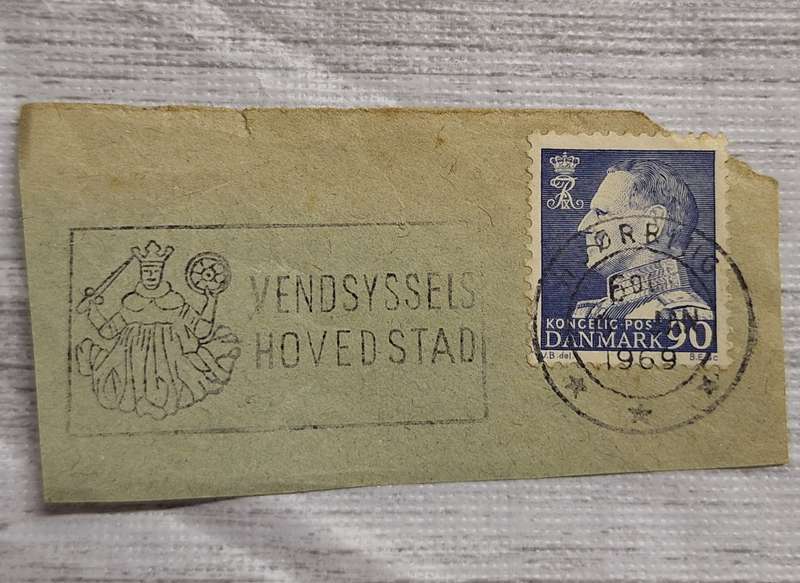 Denmark 1969 Vendsyssels Hovedstad Postmark