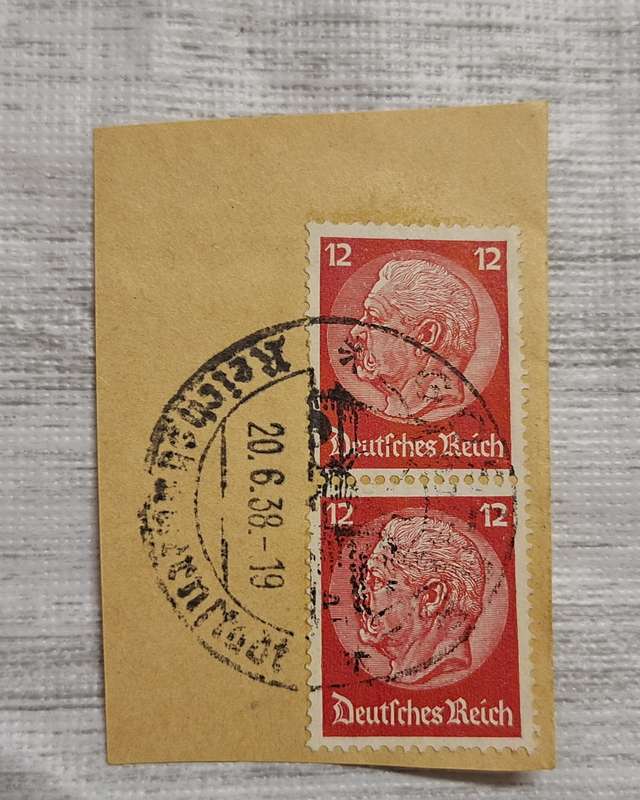 Germany 1938 Post mark