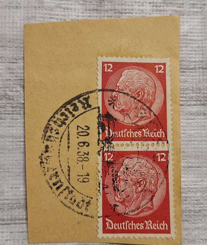 Germany 1938 Post mark