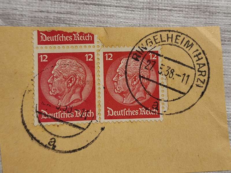 Germany 1938 Ringelheim Post mark