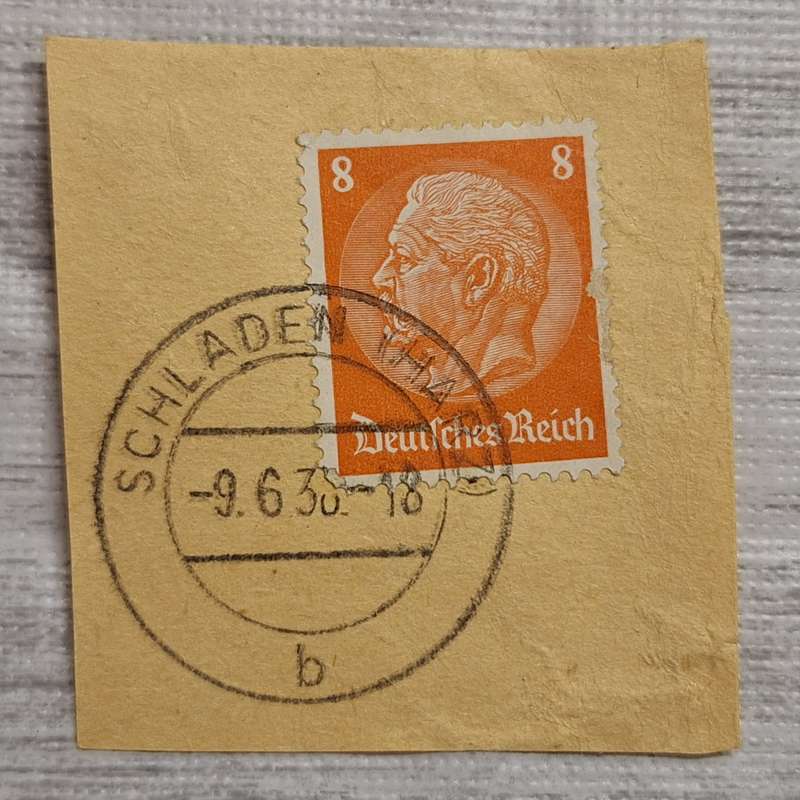 Germany 1938 Schladen Post mark