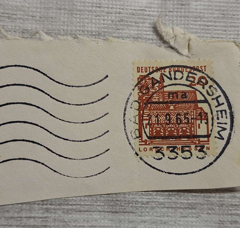 Germany 1965 Bad Gandersheim Postmark