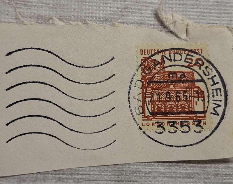 Germany 1965 Bad Gandersheim Postmark