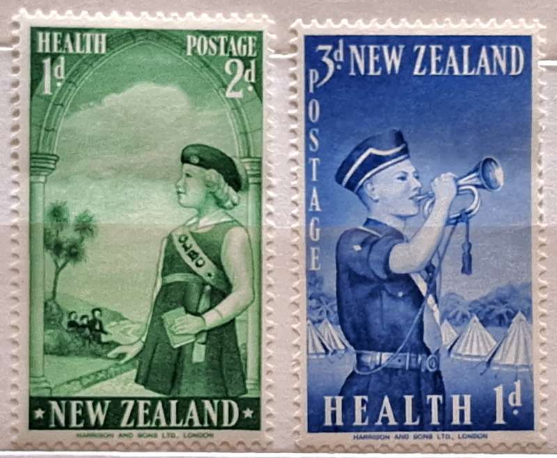 New Zealand 1958 Health Issue Set of 2 Mint stamps