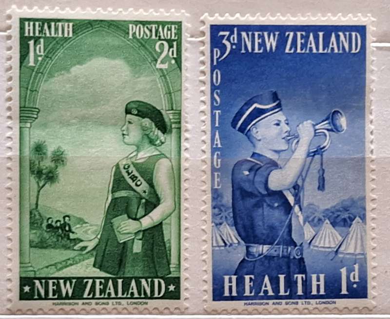 New Zealand 1958 Health Issue Set of 2 Mint stamps