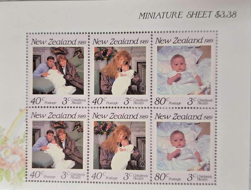 New Zealand 1989 Health Issue Mint Miniature Sheet