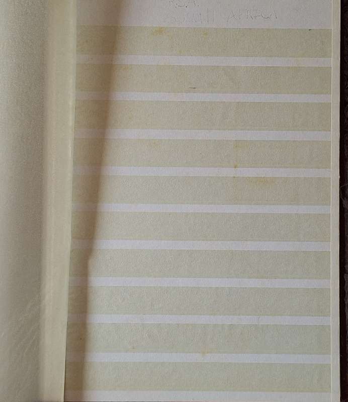 Davo F Empty Stock Book 16 pages