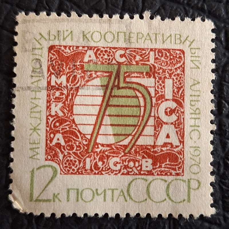 Russia Soviet Union 1970 Association Society 1 Cancelled Hinged stamp