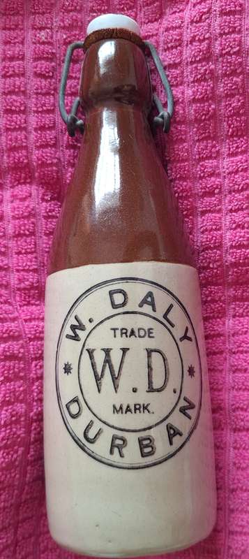 Vintage W Daly Durban Ginger Beer Bottle
