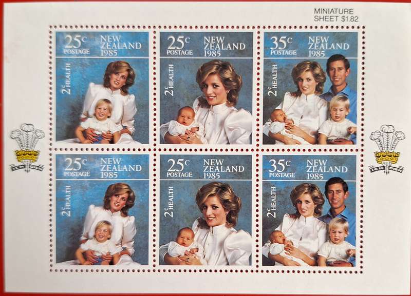 New Zealand 1985 Health Issue Unused Hinged Miniature Sheet