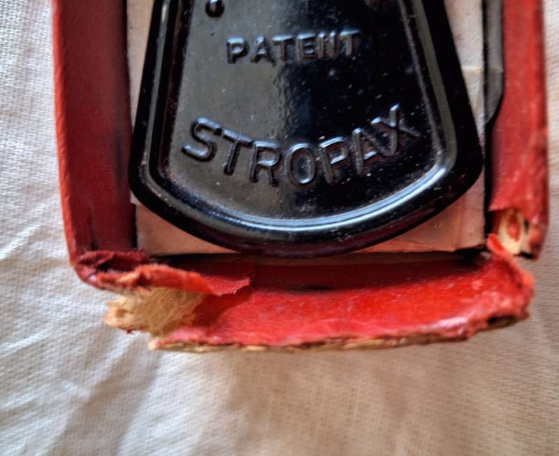 Vintage Stropax Razor blade sharpener in Original Box