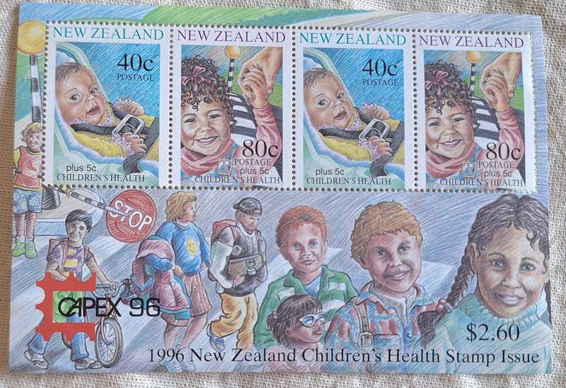 New Zealand 1996 Health Issue with Capex '96 Logo Mint Miniature Sheet