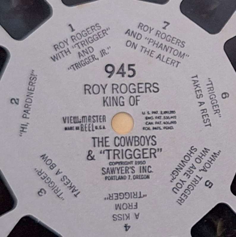 View-Master Reel 945 Roy Rogers: The Cowboys & Trigger