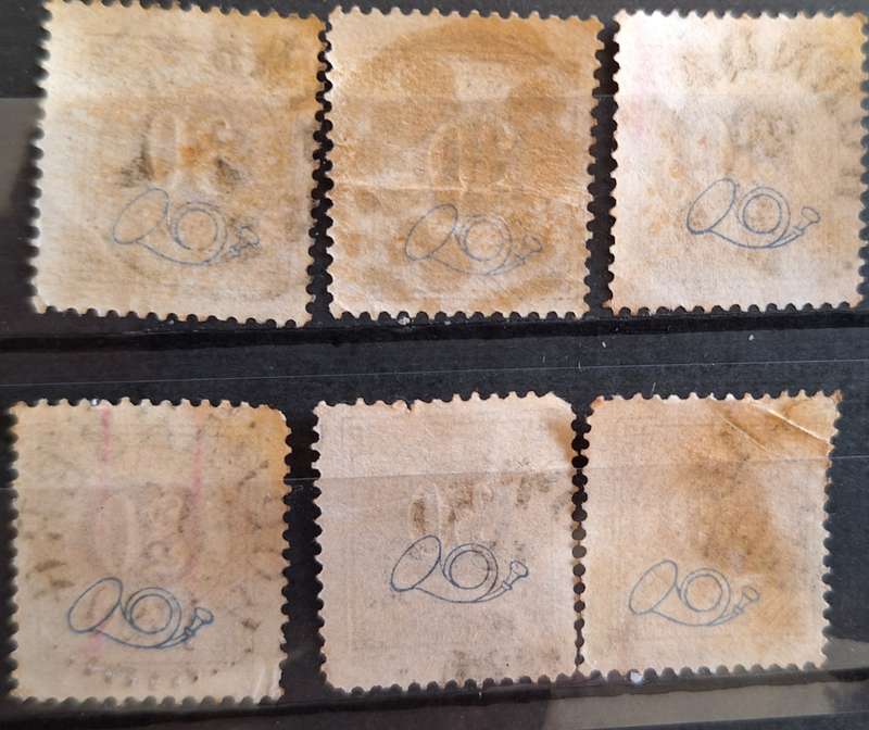 Sweden 1872-77 Numerals 6 Used stamps