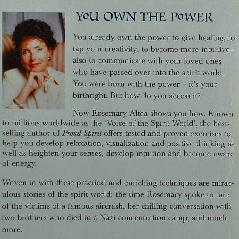 You Own the Power by Rosemary Altea Paperbackzz