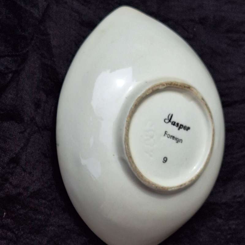 Jasper Foreign 1950's Minimalist Grid Dish in Black White