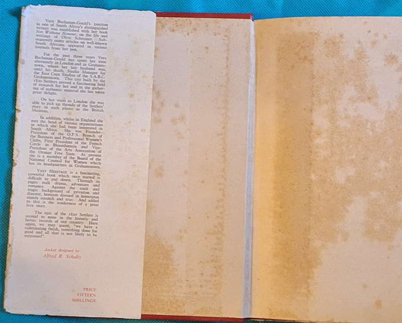 Vast Heritage by Vera Buchanan-Gould Hardcover