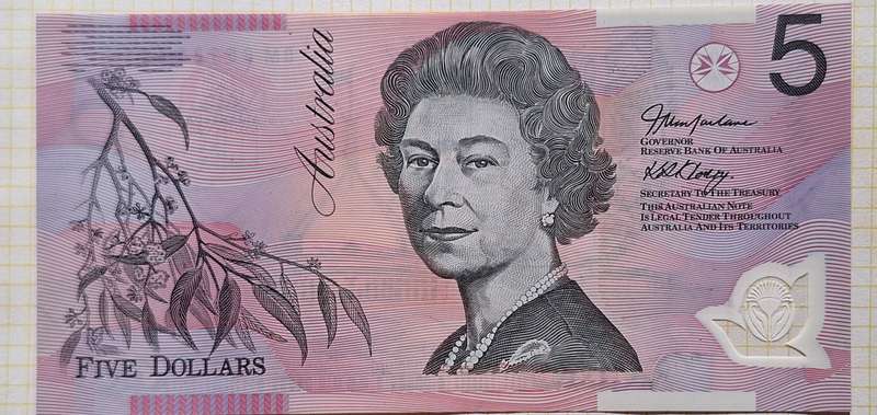Australia 5 Dollar Bank Note BM 05785481