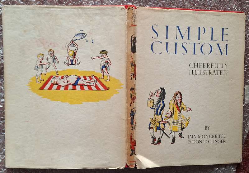 Simple Custom Cheerfully Illustrated by Iain Moncreiffe and Don Pottinger Hardcover 1954 Reprint