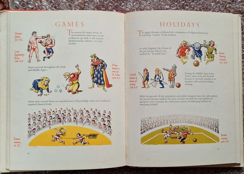 Simple Custom Cheerfully Illustrated by Iain Moncreiffe and Don Pottinger Hardcover 1954 Reprint