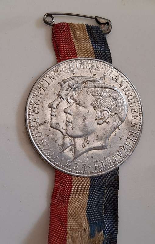 King George VI 1937 Coronation Souvenir 37mm Medallion